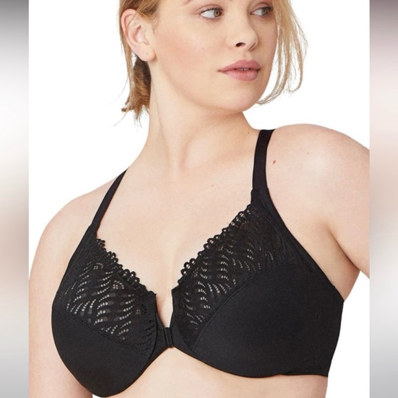 Glamorise Women's Plus Size Front-Close T-Back Wonderwire Underwire #1246 48DD - Picture 1 of 9